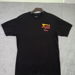 In-N-Out burger Texas shirt black. few spots on shoulder. fits like a small